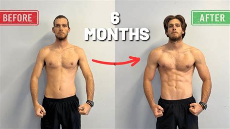 6 month skinny to muscular transformation|How I Developed Muscle in 6 Months: A Personal Journey